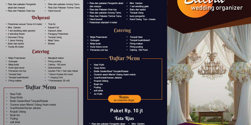 Paket Wedding 