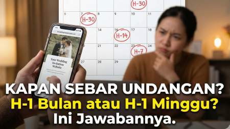 H-Berapa Sebaiknya Sebar Undangan Digital? Jangan Terlalu Cepat, Jangan Mepet!