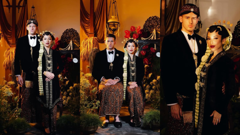 Inspirasi Prewedding Adat Jawa ala Justin Hubner & Jennifer Coppen