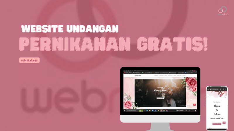 Kamu Mau Menikah? Yuk Buat Website Undangan Pernikahan Disini, Gratis!