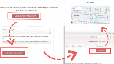 Lengkapi Informasi Acara Pernikahanmu di Webnikah, Gampang Banget!