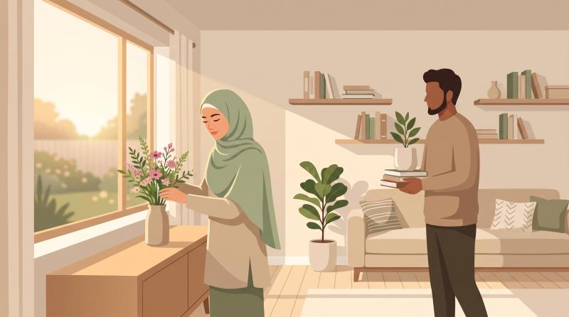 Rumah Tangga Harmonis Lewat Pembagian Peran yang Adil dalam Islam