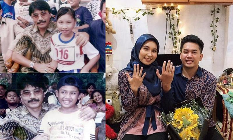 Sama-Sama Dipangku Menpora 14 Tahun Lalu, Saat ini Mereka Berjodoh