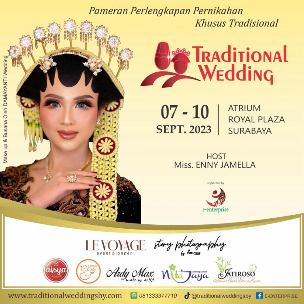 Traditional Wedding 7 - 10 September 2023 Atrium Royal Plaza Surabaya