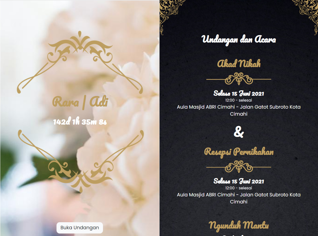 Buat Website Pernikahan Webnikah Buat Website Undangan Nikah Dan Vendor Pernikahan